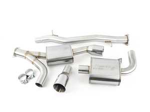 ES#2862885 - CTSEXHCB0003 - MK4 R32 3" Cat-back Exhaust System - Stainless steel 3" system with polished tips - CTS - Volkswagen