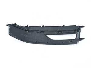 ES#4023587 - 8K0807681N01C - Fog Light Grille - Satin Black/Chrome Trim - Left - Keep your exterior looking clean - Bremmen Parts - Audi