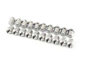 ES#3970777 - LS12 - Titanium Ball Seat Lug Nut Set - Factory Style - 20 Pieces - Corrosion Resistant, Increased Strength, and Weight Savings - Rennline - Porsche
