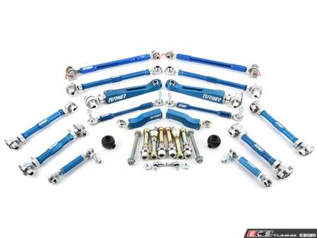 ES#4365307 - e9xperfsusfrKT - Complete Performance Adjustable Suspension Upgrade Kit - Replace and upgrade your old suspension linkages - Turner Motorsport - BMW