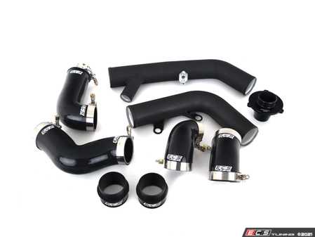 ES#4368720 - 023480ecs04KT -  2.0T FSI High Flow Intercooler Charge Pipe Kit - Gain up to +21 WHP and +17 Ft/lbs of torque with our complete Intercooler Charge Pipe Upgrade Kit! - ECS - Audi Volkswagen