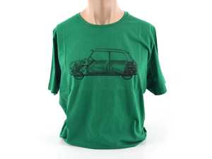 ES#3671844 - 80142463227 - MINI T-SHIRT MEN CAR PRINT - XL - Classic Mini side shot - Genuine MINI - MINI