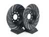 ES#4213638 - GD1977 - Rear GD Sport Brake Rotors - Pair (300x12) - Upgrade to a EBC GD slotted / dimpled rotor for improved braking - EBC - Audi Volkswagen