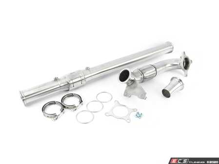 ES#4362268 - UH001-EXA - 3" Downpipe  - Featuring a unique V-band fastening system and engineered using the latest in 3D modeling technology Unitronic Performance Exhaust Systems are made easy to install. - Unitronic - Audi Volkswagen