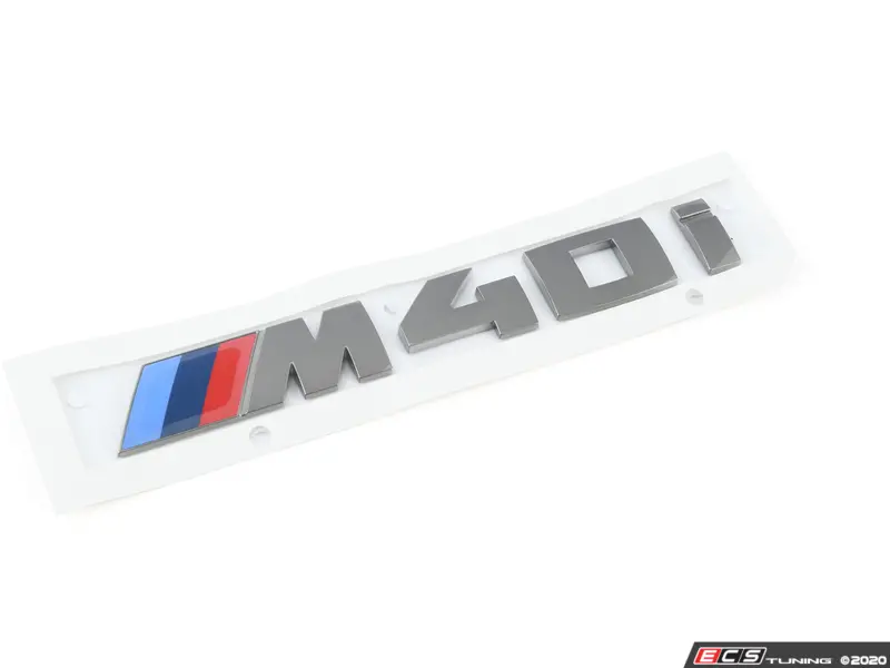 Genuine BMW - 51148073117 - Model Emblem - M40I (51-14-8-073-117) 