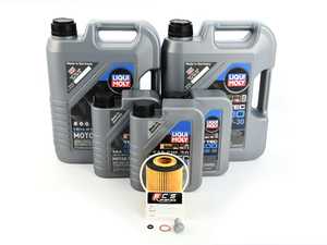 ES#3691208 - 6421800009KT6 - Liqui Moly Top Tec 4600 Oil Service Kit (5W-30) - Includes Hengst filter and Liqui Moly Top Tec 4600 229.5 Spec oil - Assembled By ECS - Mercedes Benz