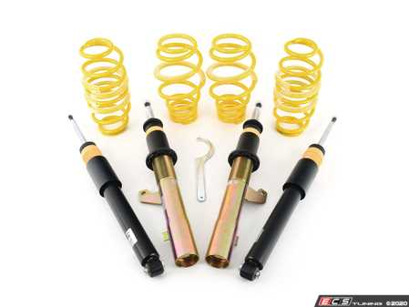 ES#4000797 - 13280117 - ST X Performance Coilover System - Fixed Damping - Height adjustable with average lowering of 1.2" to 2.1" front and 1.6" to 2.4" rear. - Suspension Techniques - Volkswagen