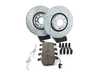 ES#3156738 - K2990 - Power Stop Z23 Evolution Sport Front Brake Kit (320mm) - A performance front axle upgrade featuring precision cross-drilled & slotted vented rotors, low-dust carbon-fiber ceramic pads, and integrated pad wear sensors. - Power Stop - Audi