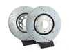 ES#3156738 - K2990 - Power Stop Z23 Evolution Sport Front Brake Kit (320mm) - A performance front axle upgrade featuring precision cross-drilled & slotted vented rotors, low-dust carbon-fiber ceramic pads, and integrated pad wear sensors. - Power Stop - Audi