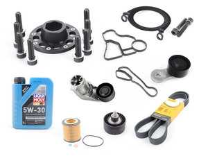 ES#4365387 - ECSs55bpKT - S55 "Bulletproof" Crank Kit - .or at least as "Bulletproof" as your F8X S55 will ever be! Includes a crank bolt capture kit, crank seal plate, oil filter housing gaskets, and all of the components required to perform this upgrade service. - Assembled By ECS - BMW
