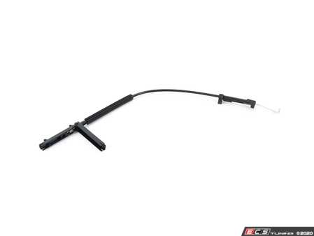 ES#2772537 - 8R1823531A - Hood release cable - front - Connects the lower hood latch to the rear release cable - Genuine Volkswagen Audi - Audi