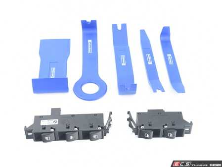 ES#3604035 - 61316902178KT - Window Switch Set - Includes left and right window switches and trim removal tool set for ease of installation - Assembled By ECS - BMW