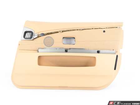 ES#99808 - 51417142668 - E65 Leather Door Lining - Front Right - Beige - Genuine BMW - BMW