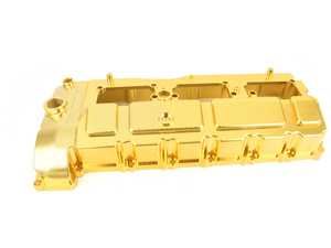 ES#4350580 - S55BILLETVCGOLD - VTT S55 BILLET CNC Valve Cover - Gold W/ Gold Oil Cap  - Add flare in the engine bay! - Vargas Turbo Technologies - BMW