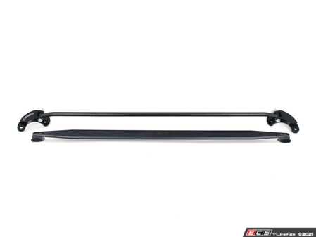 ES#3579690 - 024724ECS02-02KT -  MK7 Front Strut Tower Bar Package - Stage 2 - Black  - Includes two braces to provide additional support to the strut towers for less body flex and to enhance your driving experience - ECS - Volkswagen