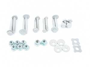ES#3579204 - wht000227KT - Complete Rear Control Arm Hardware Kit - Necessary hardware to be replaced when doing a complete rear arm/tie rod replacement - Genuine Volkswagen Audi - Audi