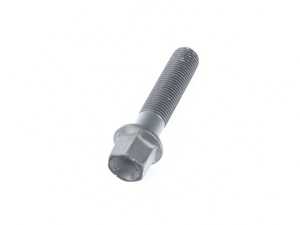 ES#4147751 - 1455702SW - Black Mercedes Ball Seat Wheel Bolt - Priced Each - 14x1.5x57mm - H&R - Mercedes Benz