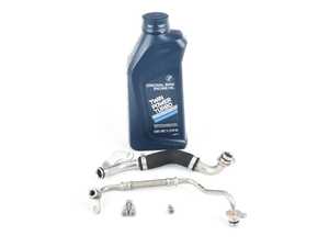 ES#4212701 - 11427585402KT1 - Turbo Oil Line Replacement Kit  - Replace leaking or damaged lines to ensure your turbo is well lubricated for long lasting life! - Genuine BMW - BMW