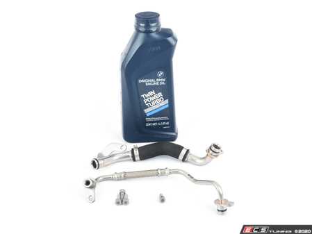 ES#4212701 - 11427585402KT1 - Turbo Oil Line Replacement Kit  - Replace leaking or damaged lines to ensure your turbo is well lubricated for long lasting life! - Genuine BMW - BMW