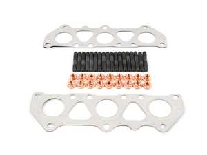 ES#4147665 - 034-145-B009 - Exhaust Manifold Hardware & Gasket Kit - 2.7T - This exhaust manifold hardware and gasket kit includes new exhaust manifold to cylinder head gaskets, studs, and nuts. - 034Motorsport - Audi