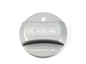 BLACKLINE Performance Fuel Cap Cover - Gray