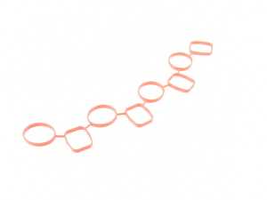 ES#1850172 - 03L129717E - Intake Manifold gasket  - Replacement intake manifold gasket for your TDI - Genuine Volkswagen Audi - Volkswagen