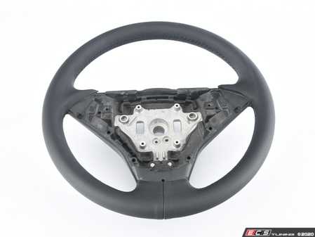 ES#53967 - 32346763373 - Leather Airbag - Sport Steering Wheel - Schwarz - (NO LONGER AVAILABLE) - Genuine BMW - 