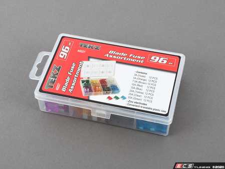 ES#2950498 - TTN45227 - Titan 96-Piece ATO Blade Fuse Assortment - Convenient re-sealable plastic case - Titan - Audi BMW Volkswagen Mercedes Benz MINI Porsche