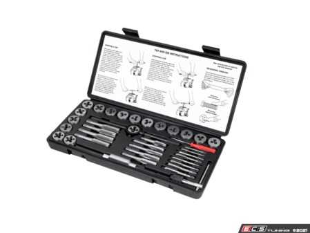 ES#4371676 - W4001DB - 40 Pc SAE Tap & Die Set - NC, NF and NPT sizes. - Performance Tool - Audi BMW Volkswagen Mercedes Benz MINI Porsche