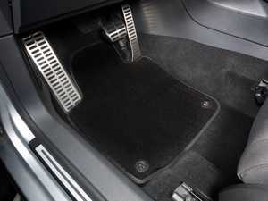 ES#2200622 - 1J0898918 - Floor Mat Set - Black / Black Piping - Oval Retainers - (NO LONGER AVAILABLE) - High Quality Mats To Protect Your Interior - Schwaben - 