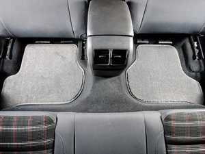 ES#2200612 - 1J0898924 - Floor Mat Set - Grey / Grey Piping With Oval Retainers - (NO LONGER AVAILABLE) - Factory Fit Without the Factory Price - Schwaben - 