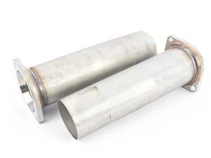 ES#3053188 - 985522 - Connecting Sleeves for OEM Downpipe - 100% handcrafted in Italy. Stainless steel construction. Legendary sound! - Supersprint - BMW