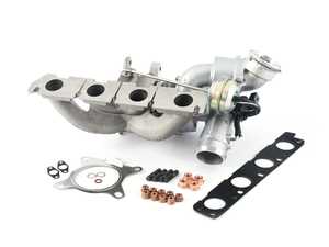 ES#4351875 - 06J145713KKT -  K03 Turbocharger with Install Kit - Complete turbo assembly with hardware and gaskets needed for install - Assembled By ECS - Audi Volkswagen