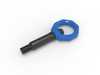ES#4375419 - 450-502001-L - AFe CONTROL Front Tow Hook - Blue - Designed for real use on the track or street while looking great on your BMW! - AFE - BMW