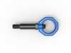 ES#4375419 - 450-502001-L - AFe CONTROL Front Tow Hook - Blue - Designed for real use on the track or street while looking great on your BMW! - AFE - BMW