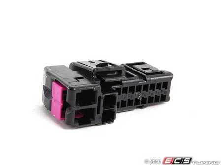 ES#441518 - 8E0972702 - 20-Pin Connector Housing - Priced Each - Keep your electronics operating properly - Genuine Volkswagen Audi - Audi