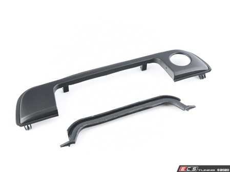 ES#4158961 - 51218122441KT - Door Handle Trim - Left Front with gasket  - Is your gasket around the door handle cracking or dry rotting? Replace your door handle trim - Assembled By ECS - BMW