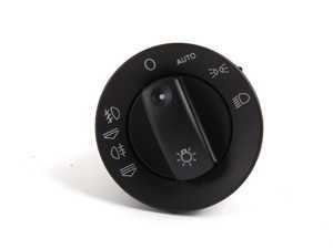 ES#440965 - 8E0941531D5PR - Headlight Switch - Black - For vehicles with rear fog light and automatic headlight feature - Genuine Volkswagen Audi - Audi