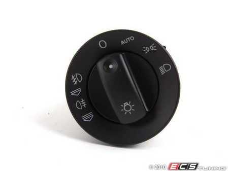 ES#440965 - 8E0941531D5PR - Headlight Switch - Black - For vehicles with rear fog light and automatic headlight feature - Genuine Volkswagen Audi - Audi