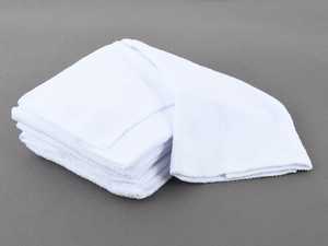 ES#3241574 - 000096151MDSP - Weathertech Super White Microfiber Cleaning Cloth - WeatherTech Microfiber cloths are made of 80% polyester and 20% polyamide. - Genuine Volkswagen Audi - Volkswagen