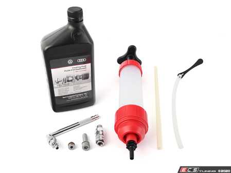 ES#4349928 - g060175a2ktKT5 -  Haldex Service Kit - With Service Tools  - Includes genuine haldex fluid and drain/fill plug along with the correct service tools. - Assembled By ECS - Audi Volkswagen