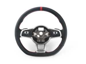 ES#4027401 - 5G0419091KCTSM - GTI TCR Steering Wheel  - Leather multifunction steering wheel from the MK7 GTI TCR - Genuine European Volkswagen Audi - Volkswagen