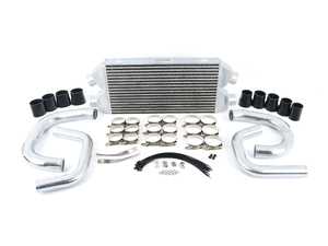 ES#4046061 - FMICB5S4-BLACK - JHM Front Mount Intercooler (FMIC) Kit - Black Couplers - Tested and ran in JHM's record setting B5 S4 - Reduces charge temperatures and increases power - Proven real world performer! - JH Motorsports  - Audi