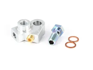 Oil Distribution/Sending Block Adapter To Allow For An Oil Pressure/temp