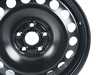 ES#4148633 - 5QF601027J03C - 17" Steel wheel - Priced Each - 17x6.5 ET38 5x112 57.1CB - Rally Black - Genuine Volkswagen Audi - Audi Volkswagen