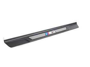ES#123361 - 51477891927 - M3 Door Sill Cover - Left - Features the legendary M3 insignia - Genuine BMW - BMW