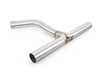 ES#3579182 - 023245ECS02-02KT - MK7.5 GTI (2019 - 2021) Muffler Delete Kit - With 4.0" Chrome Tips - Add an aggressive exhaust note to your VW MK7.5 GTI's stock exhaust system - ECS - Volkswagen