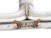 ES#3579182 - 023245ECS02-02KT - MK7.5 GTI (2019 - 2021) Muffler Delete Kit - With 4.0" Chrome Tips - Add an aggressive exhaust note to your VW MK7.5 GTI's stock exhaust system - ECS - Volkswagen