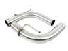 ES#3579182 - 023245ECS02-02KT - MK7.5 GTI (2019 - 2021) Muffler Delete Kit - With 4.0" Chrome Tips - Add an aggressive exhaust note to your VW MK7.5 GTI's stock exhaust system - ECS - Volkswagen