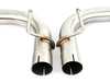 ES#3579182 - 023245ECS02-02KT - MK7.5 GTI (2019 - 2021) Muffler Delete Kit - With 4.0" Chrome Tips - Add an aggressive exhaust note to your VW MK7.5 GTI's stock exhaust system - ECS - Volkswagen